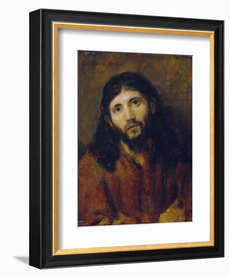 Christ, C.1648/50 (Oil on Oak Panel)-Rembrandt van Rijn-Framed Giclee Print