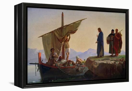 Christ Calling the Apostles James and John, 1869-Edward Armitage-Framed Premier Image Canvas