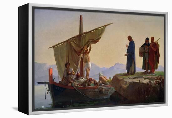 Christ Calling the Apostles James and John, 1869-Edward Armitage-Framed Premier Image Canvas