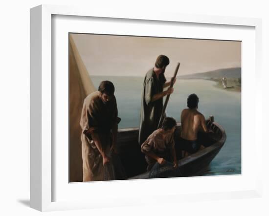 Christ Calling to Disciples-David Lindsley-Framed Giclee Print
