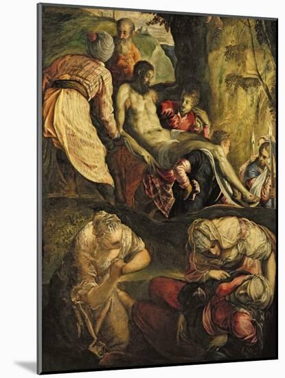 Christ Carried to the Tomb, Late 1550s-Jacopo Robusti Tintoretto-Mounted Giclee Print