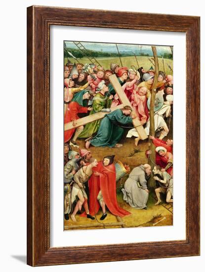 Christ Carrying the Cross, 1485-90-Hieronymus Bosch-Framed Giclee Print