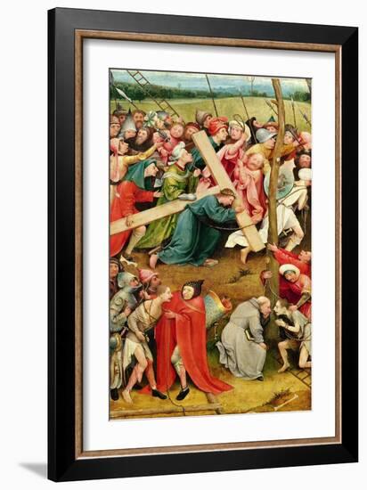 Christ Carrying the Cross, 1485-90-Hieronymus Bosch-Framed Giclee Print