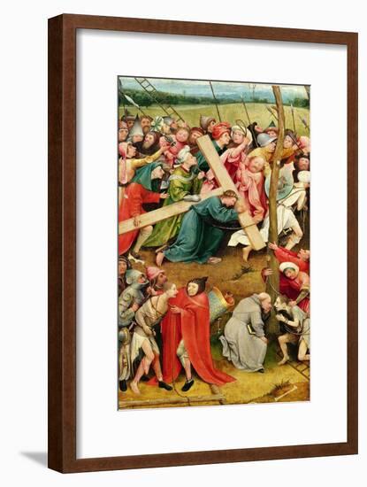 Christ Carrying the Cross, 1485-90-Hieronymus Bosch-Framed Giclee Print