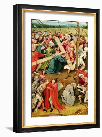 Christ Carrying the Cross, 1485-90-Hieronymus Bosch-Framed Giclee Print