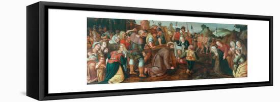 Christ Carrying The Cross, 1501-Italian School-Framed Premier Image Canvas