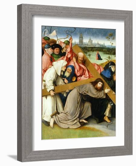 Christ Carrying the Cross, 1505-1507-Hieronymus Bosch-Framed Giclee Print