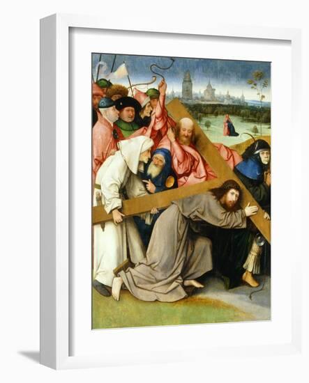 Christ Carrying the Cross, 1505-1507-Hieronymus Bosch-Framed Giclee Print