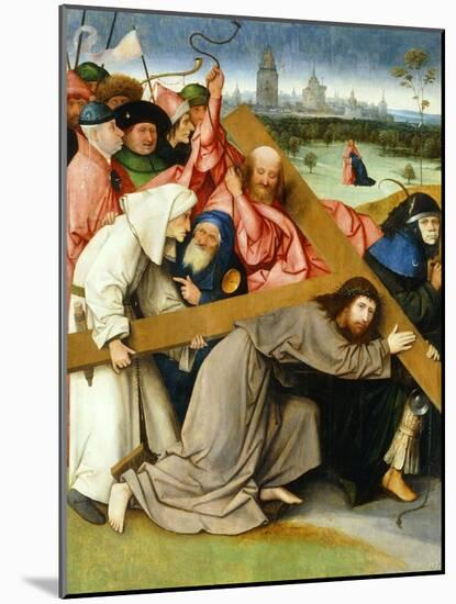 Christ Carrying the Cross, 1505-1507-Hieronymus Bosch-Mounted Giclee Print
