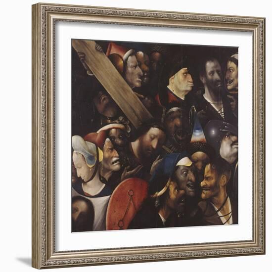 Christ Carrying the Cross, 1515-1516-Hieronymus Bosch-Framed Giclee Print