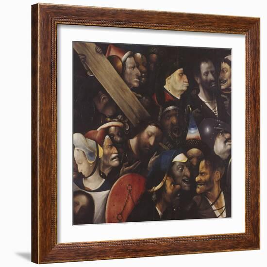 Christ Carrying the Cross, 1515-1516-Hieronymus Bosch-Framed Giclee Print