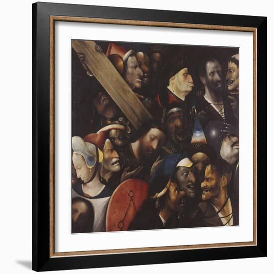 Christ Carrying the Cross, 1515-1516-Hieronymus Bosch-Framed Giclee Print