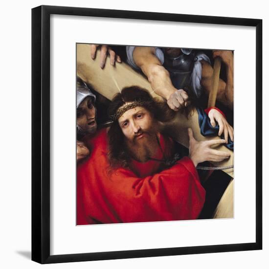 Christ Carrying the Cross, 1526-Lorenzo Lotto-Framed Giclee Print