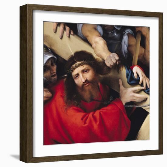 Christ Carrying the Cross, 1526-Lorenzo Lotto-Framed Giclee Print