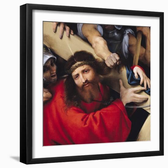 Christ Carrying the Cross, 1526-Lorenzo Lotto-Framed Giclee Print