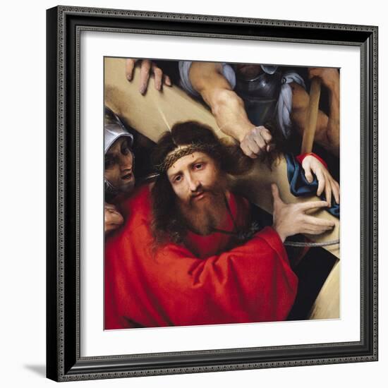 Christ Carrying the Cross, 1526-Lorenzo Lotto-Framed Giclee Print