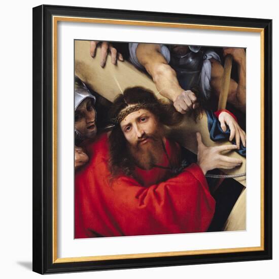 Christ Carrying the Cross, 1526-Lorenzo Lotto-Framed Giclee Print