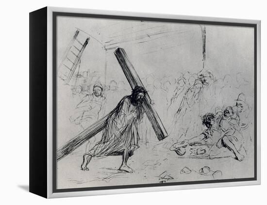 Christ Carrying the Cross, 1925-Jean Louis Forain-Framed Premier Image Canvas