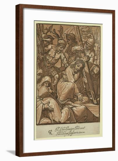 Christ Carrying the Cross, Andreani, Andrea, Approximately 1560-1623-null-Framed Giclee Print