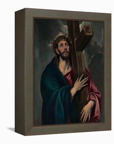 Christ Carrying the Cross, c.1577–87-El Greco-Framed Premier Image Canvas