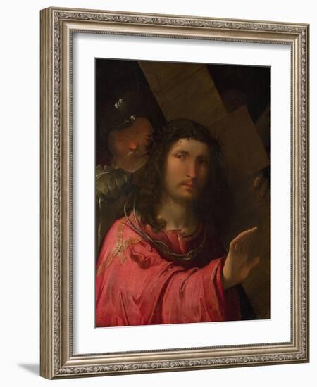 Christ Carrying the Cross, Ca 1515-Altobello Melone-Framed Giclee Print