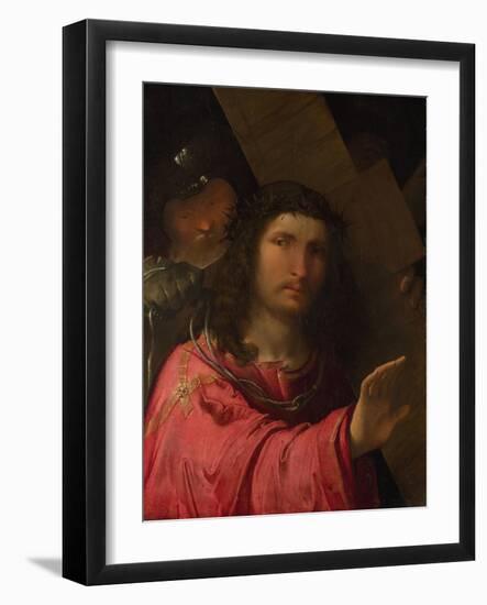 Christ Carrying the Cross, Ca 1515-Altobello Melone-Framed Giclee Print