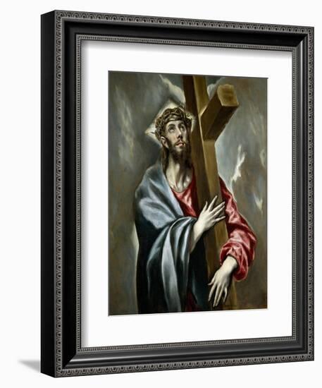 Christ Carrying the Cross, Ca 1602-El Greco-Framed Giclee Print