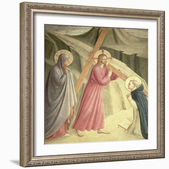 Christ Carrying the Cross, circa 1438-45-Fra Angelico-Framed Giclee Print