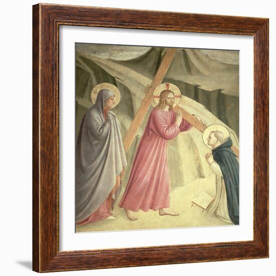 Christ Carrying the Cross, circa 1438-45-Fra Angelico-Framed Giclee Print