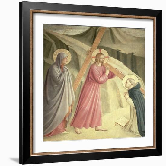 Christ Carrying the Cross, circa 1438-45-Fra Angelico-Framed Giclee Print