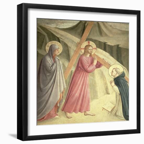 Christ Carrying the Cross, circa 1438-45-Fra Angelico-Framed Giclee Print