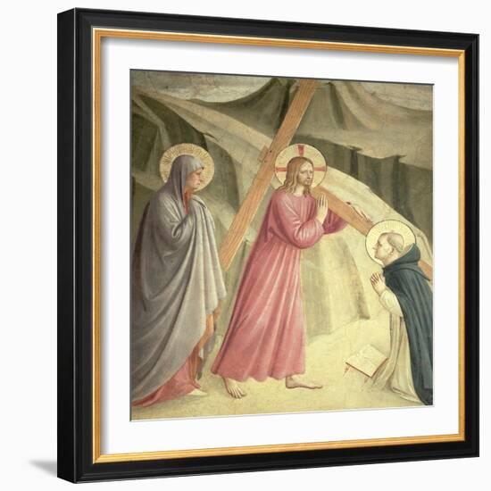 Christ Carrying the Cross, circa 1438-45-Fra Angelico-Framed Giclee Print