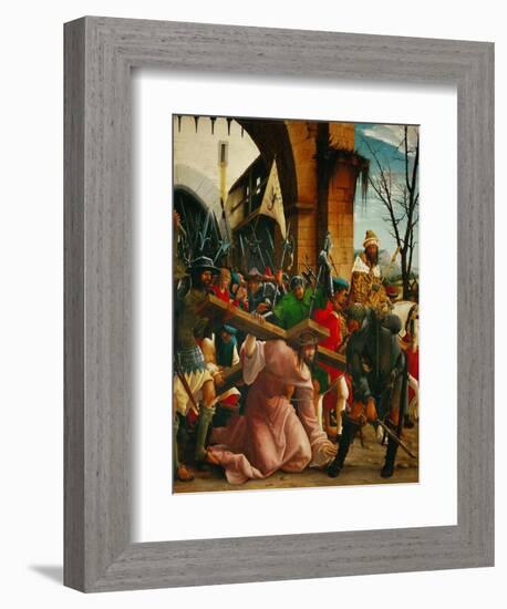 Christ Carrying the Cross, from the Saint Sebastian Altar, 1518-Albrecht Altdorfer-Framed Giclee Print