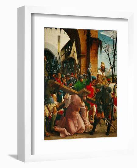 Christ Carrying the Cross, from the Saint Sebastian Altar, 1518-Albrecht Altdorfer-Framed Giclee Print