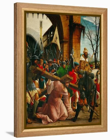 Christ Carrying the Cross, from the Saint Sebastian Altar, 1518-Albrecht Altdorfer-Framed Premier Image Canvas