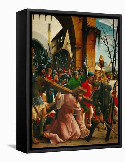 Christ Carrying the Cross, from the Saint Sebastian Altar, 1518-Albrecht Altdorfer-Framed Premier Image Canvas