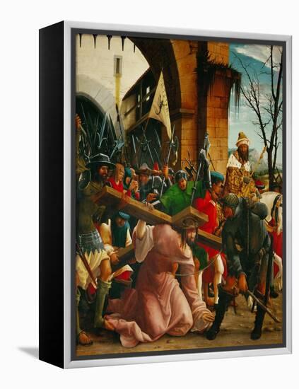 Christ Carrying the Cross, from the Saint Sebastian Altar, 1518-Albrecht Altdorfer-Framed Premier Image Canvas