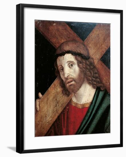 Christ Carrying the Cross-Filippo Mazzola-Framed Giclee Print