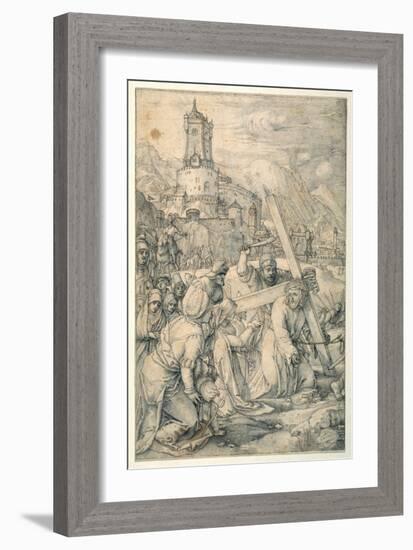 Christ Carrying the Cross-Hendrik Goltzius-Framed Giclee Print