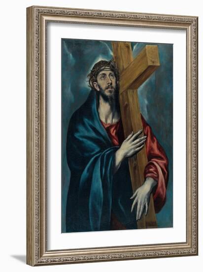 Christ Carrying the Cross-El Greco-Framed Giclee Print