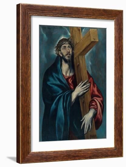 Christ Carrying the Cross-El Greco-Framed Giclee Print