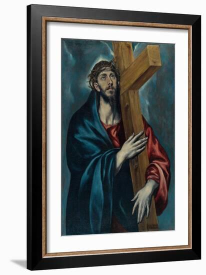 Christ Carrying the Cross-El Greco-Framed Giclee Print