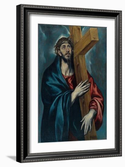 Christ Carrying the Cross-El Greco-Framed Giclee Print