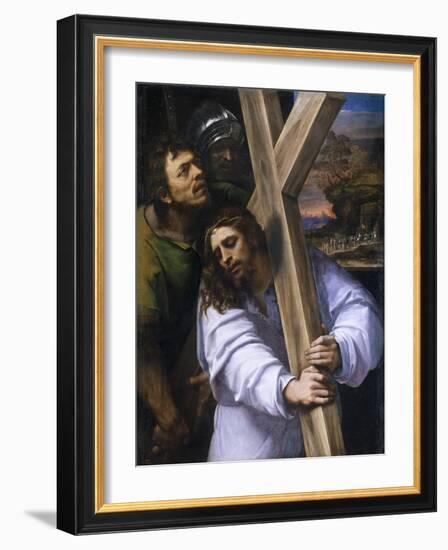 Christ Carrying the Cross-Sebastiano del Piombo-Framed Giclee Print