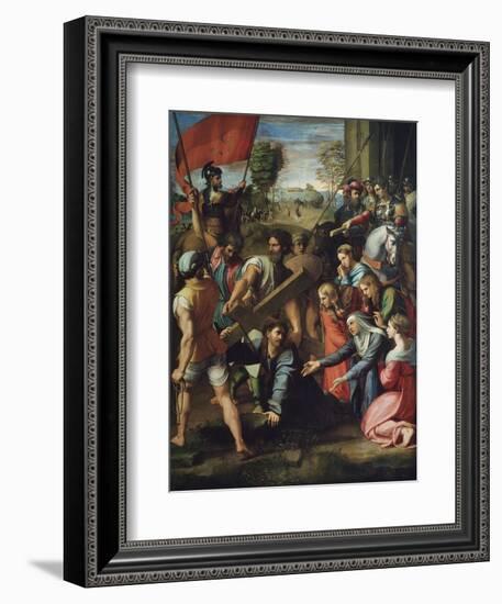 Christ Carrying the Cross-Raphael-Framed Giclee Print