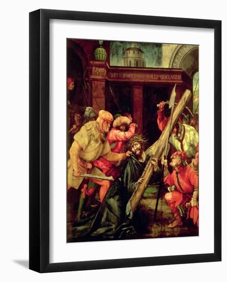 Christ Carrying the Cross-Matthias Grünewald-Framed Giclee Print
