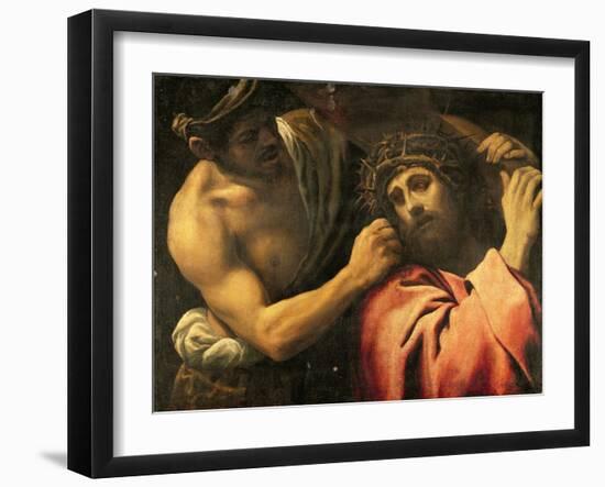 Christ Carrying the Cross-Annibale Carracci-Framed Giclee Print