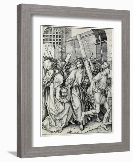 Christ Carrying the Cross-Martin Schongauer-Framed Giclee Print