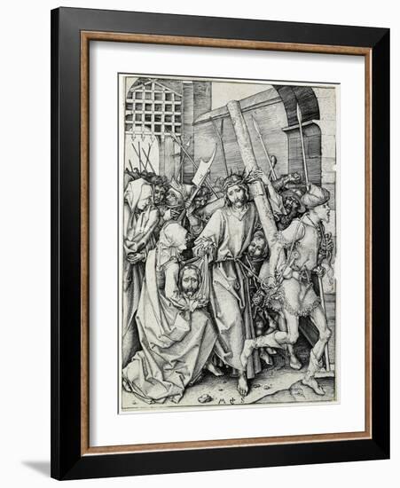 Christ Carrying the Cross-Martin Schongauer-Framed Giclee Print