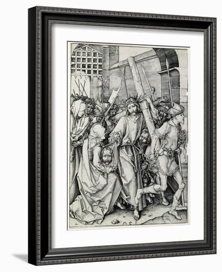 Christ Carrying the Cross-Martin Schongauer-Framed Giclee Print